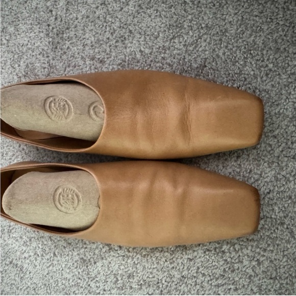 The Row Tan Square Toe Pump Flats - Picture 9 of 10